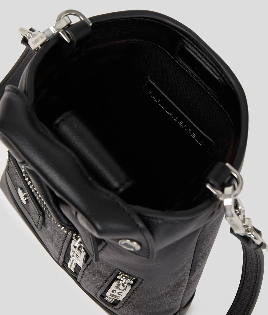 KARL LAGERFELD - SAC BANDOULIÈRE "IKON BIKER JACKET"