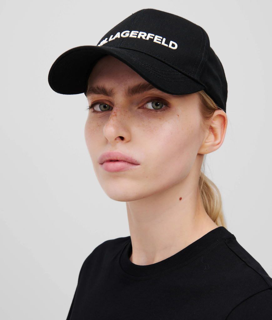 KARL LAGERFELD - CASQUETTE NOIRE "K/ESSENTIAL"
