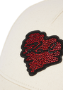 KARL LAGERFELD - CASQUETTE "K/HEART" BEIGE