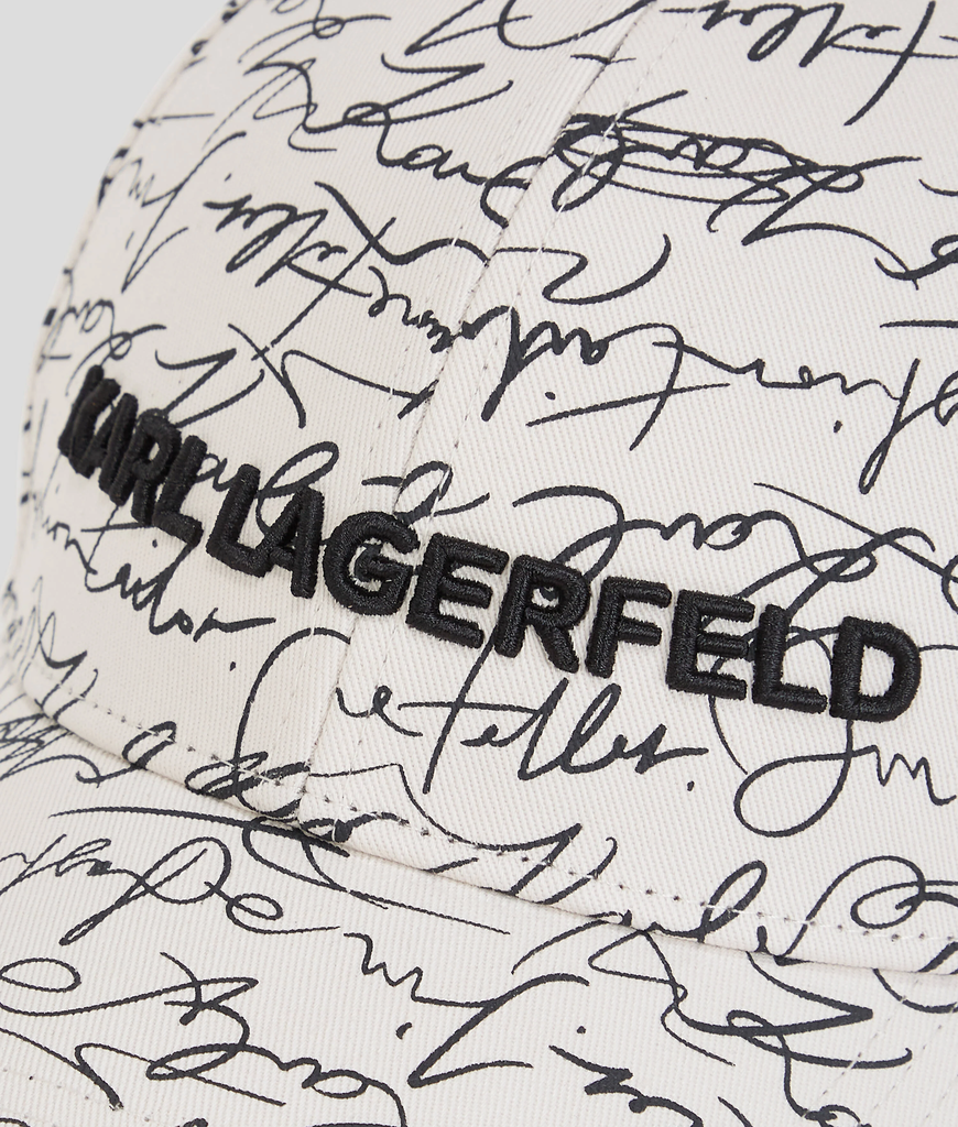 KARL LAGERFELD - CASQUETTE "K/ESSENTIAL SCRIBBLE"