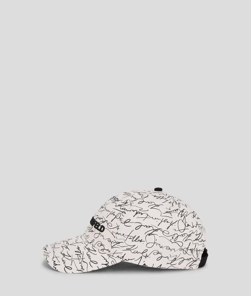 KARL LAGERFELD - CASQUETTE "K/ESSENTIAL SCRIBBLE"
