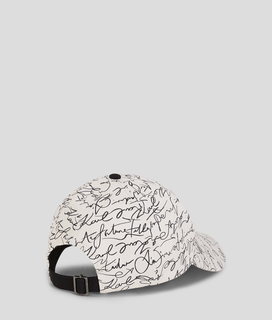 KARL LAGERFELD - CASQUETTE "K/ESSENTIAL SCRIBBLE"