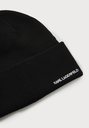 KARL LAGERFELD - BONNET "IKON PIN" NOIR