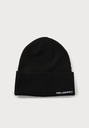 KARL LAGERFELD - BONNET "IKON PIN" NOIR