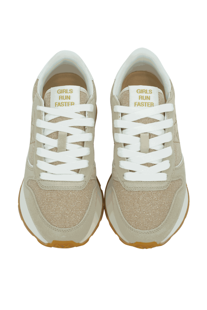 SUN68 - BASKETS "ALLY GLITTER" BEIGES