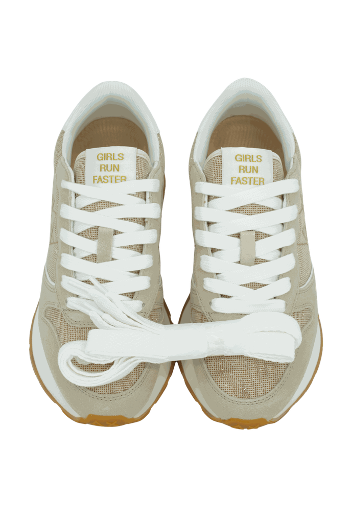 SUN68 - BASKETS "ALLY GLITTER" BEIGES