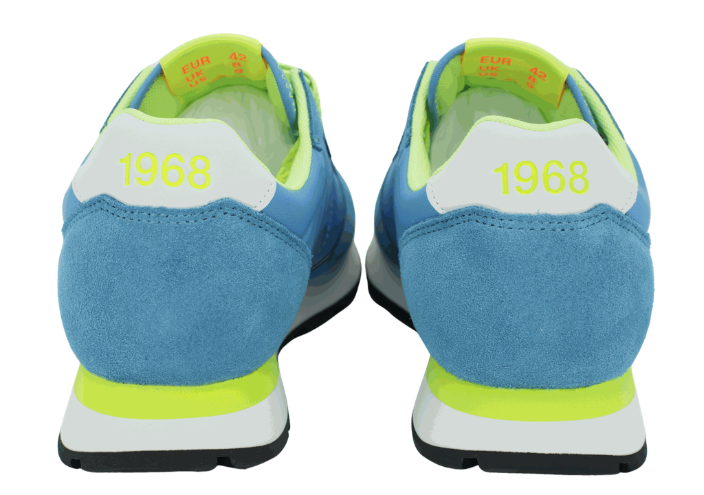 SUN68 - BASKETS "TOM FLUO" BLEUES AVIO