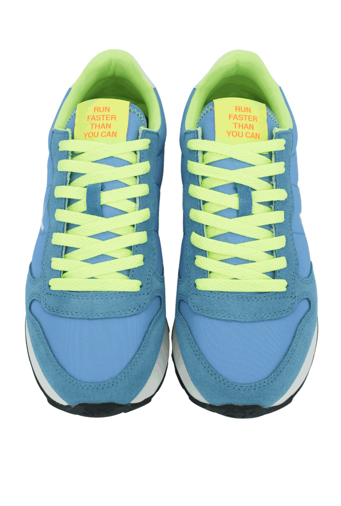 SUN68 - BASKETS "TOM FLUO" BLEUES AVIO