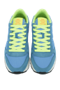 SUN68 - BASKETS "TOM FLUO" BLEUES AVIO