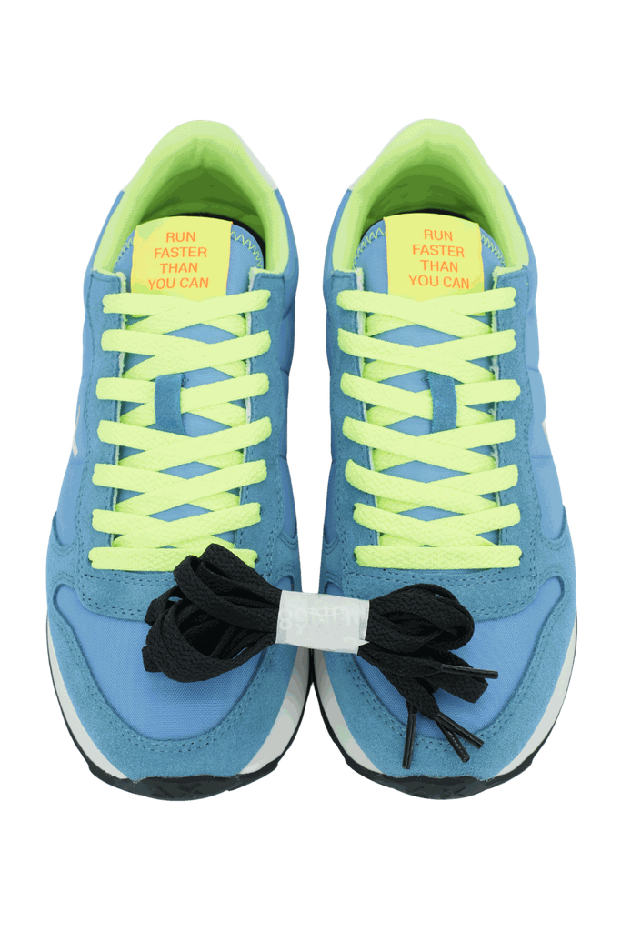 SUN68 - BASKETS "TOM FLUO" BLEUES AVIO