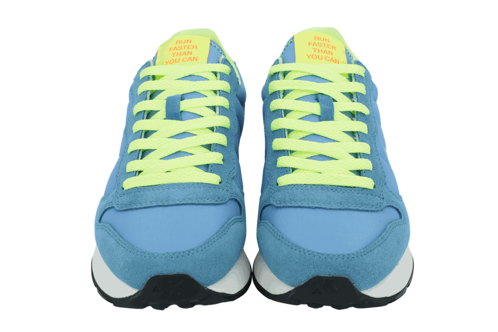 SUN68 - BASKETS "TOM FLUO" BLEUES AVIO