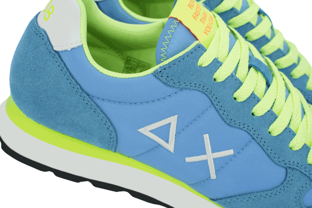SUN68 - BASKETS "TOM FLUO" BLEUES AVIO