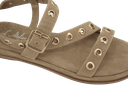 L'ATELIER TROPEZIEN - SANDALES EN SUÈDE BEIGES