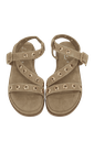 L'ATELIER TROPEZIEN - SANDALES EN SUÈDE BEIGES