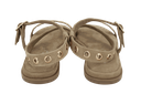 L'ATELIER TROPEZIEN - SANDALES EN SUÈDE BEIGES