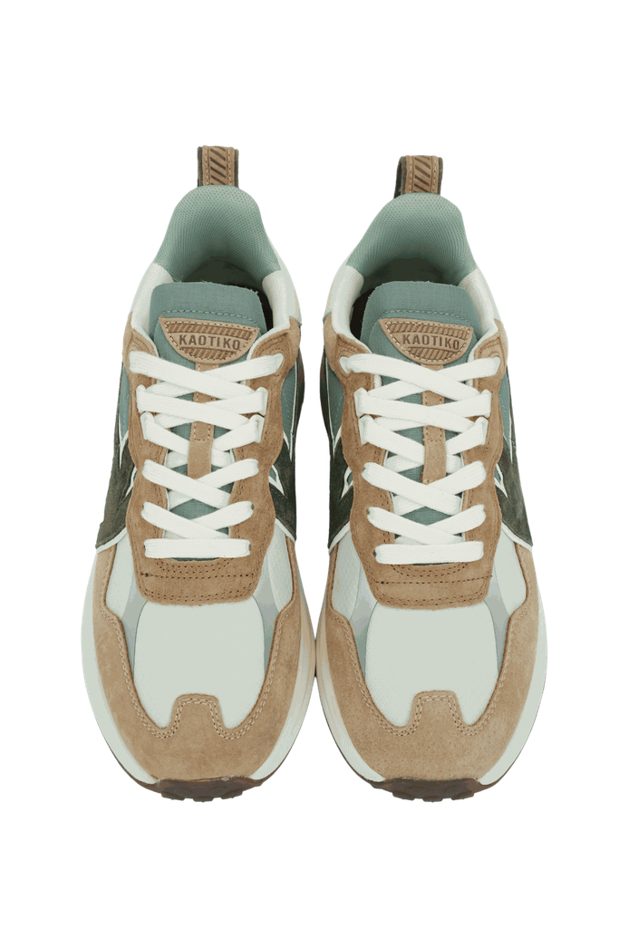 KAOTIKO - BASKETS "VANCOUVER TECH" BRUNES ET VERTES MENTHES