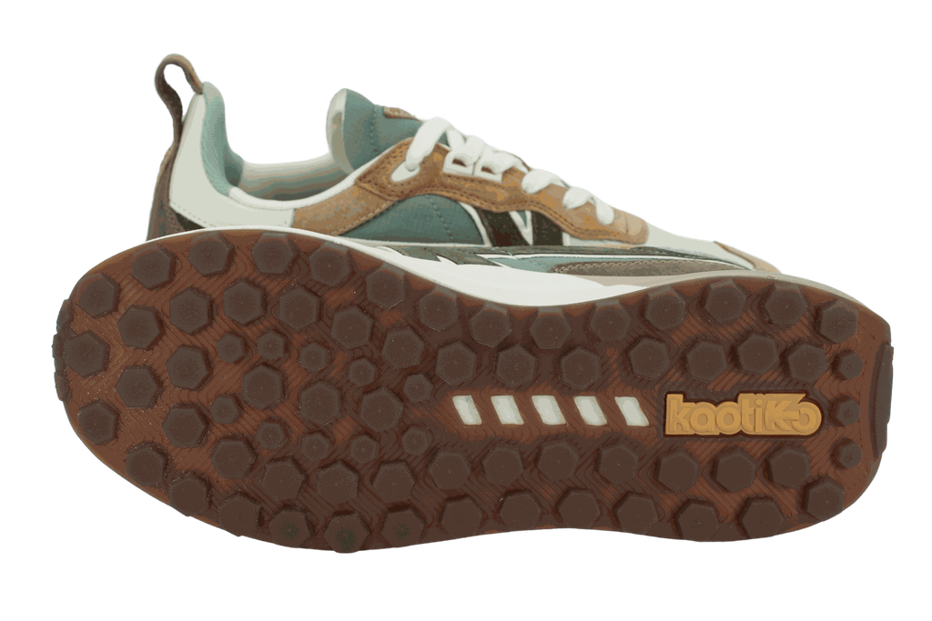 KAOTIKO - BASKETS "VANCOUVER TECH" BRUNES ET VERTES MENTHES