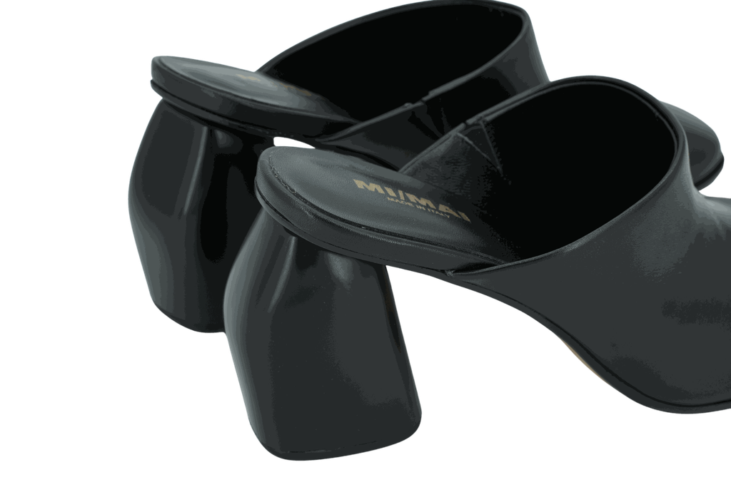 MI/MAI - MULES SABOTS "JUNYA" NOIRES