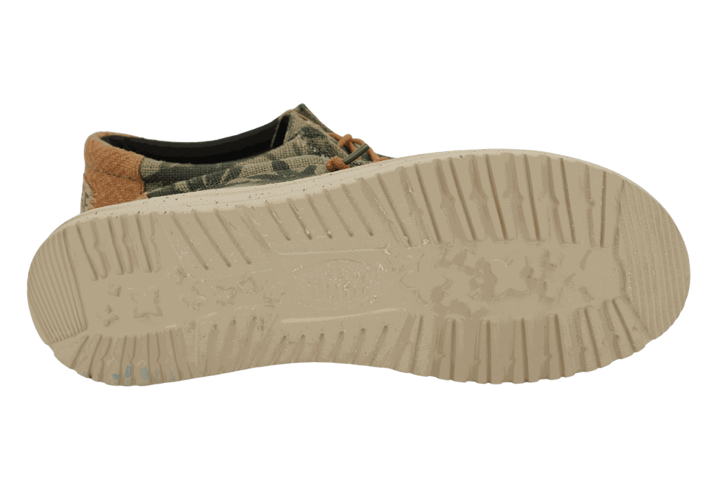 HEY DUDE - MOCASSINS "WALLY PALM JUTE" KAKIS