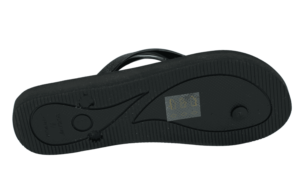 ISOTONER - TONGS "EVERYWEAR" NOIRES