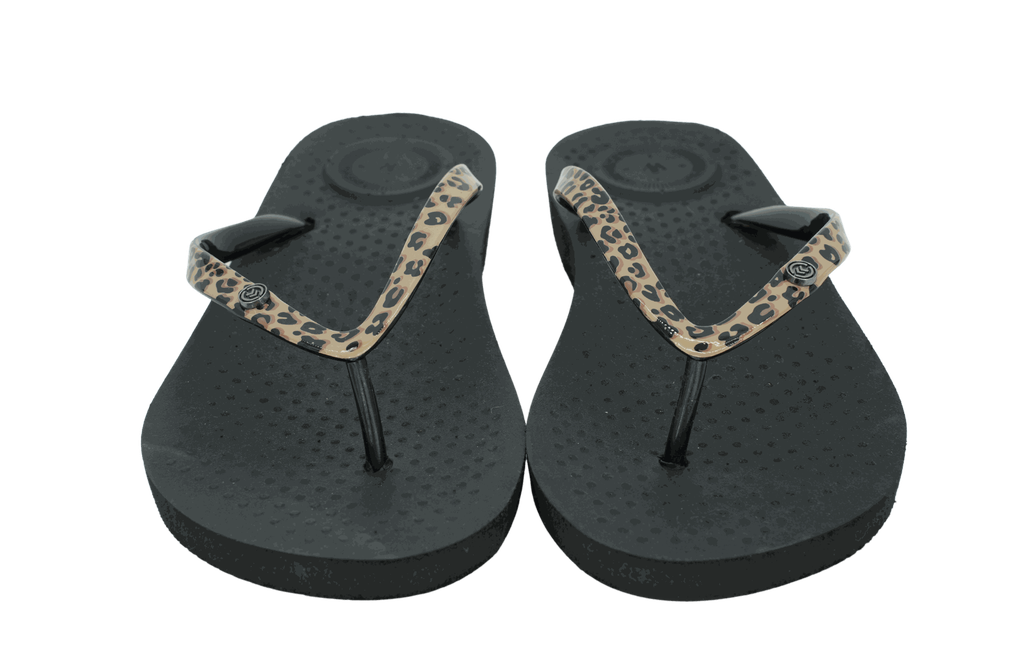 ISOTONER - TONGS "EVERYWEAR" LÉOPARDS