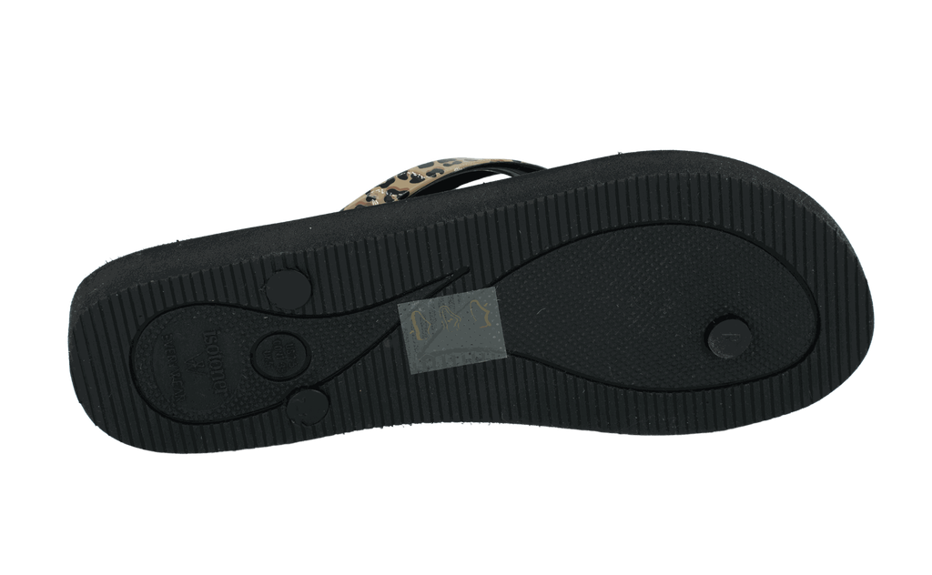 ISOTONER - TONGS "EVERYWEAR" LÉOPARDS