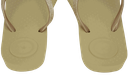 ISOTONER - TONGS "EVERYWEAR" DORÉES