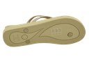 ISOTONER - TONGS "EVERYWEAR" DORÉES
