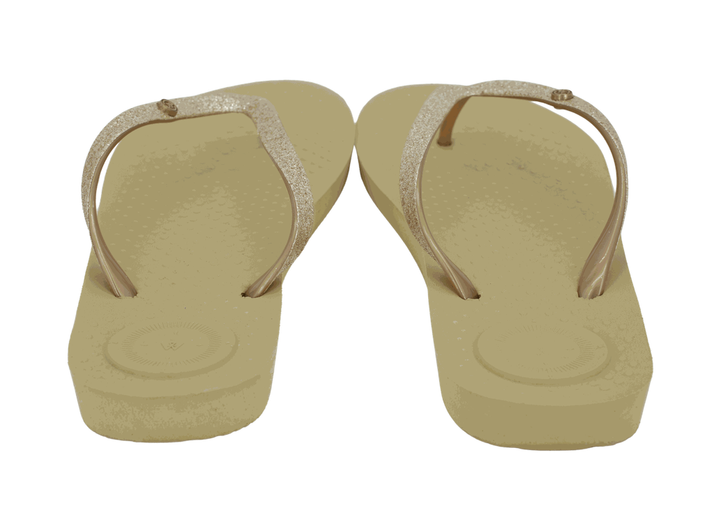 ISOTONER - TONGS "EVERYWEAR" DORÉES