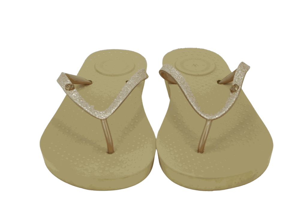 ISOTONER - TONGS "EVERYWEAR" DORÉES
