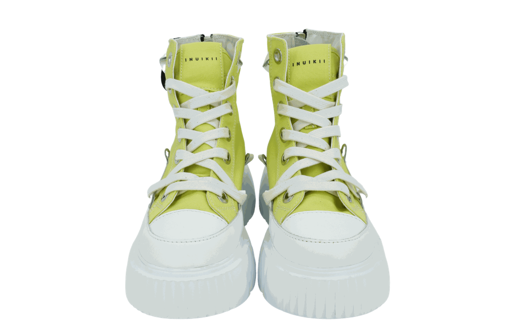 INUIKII - BASKETS "MATILDA" VERTES CITRON