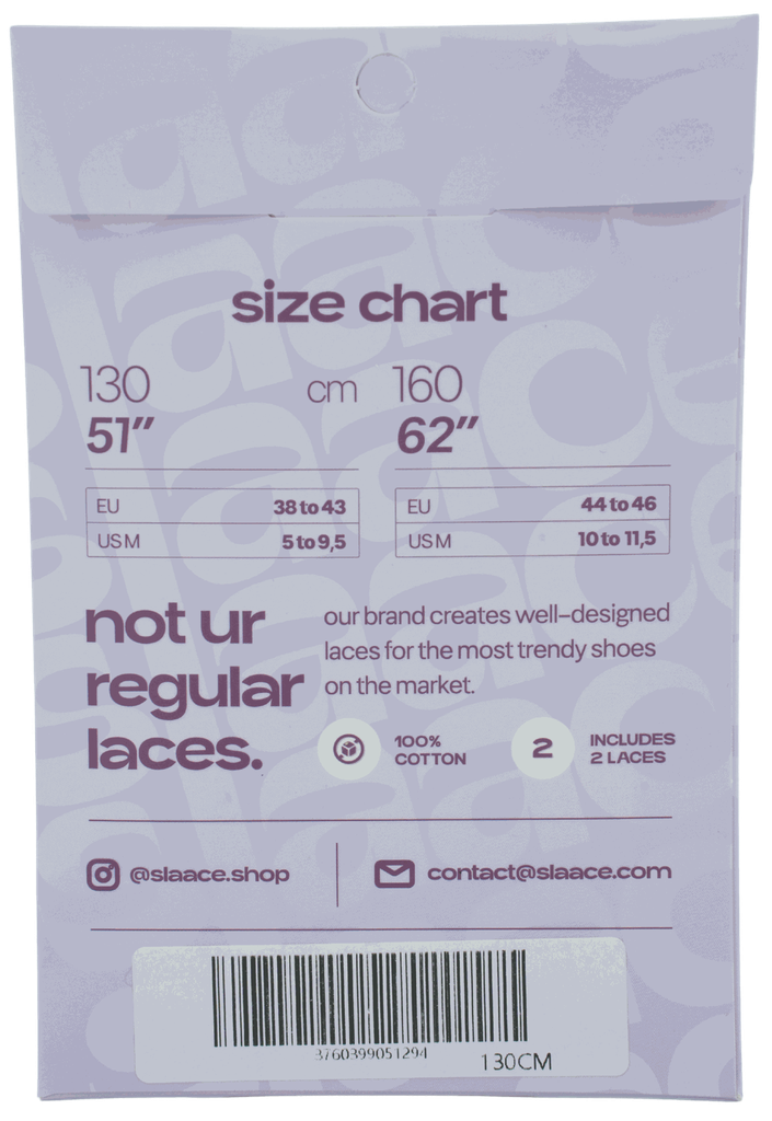 SLAACE - LACETS CORDE 8 MM