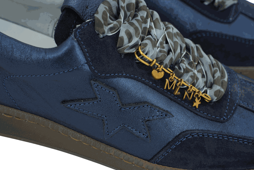 MÉLINÉ - BASKETS "OSIRIDE" BLEUES MARINES