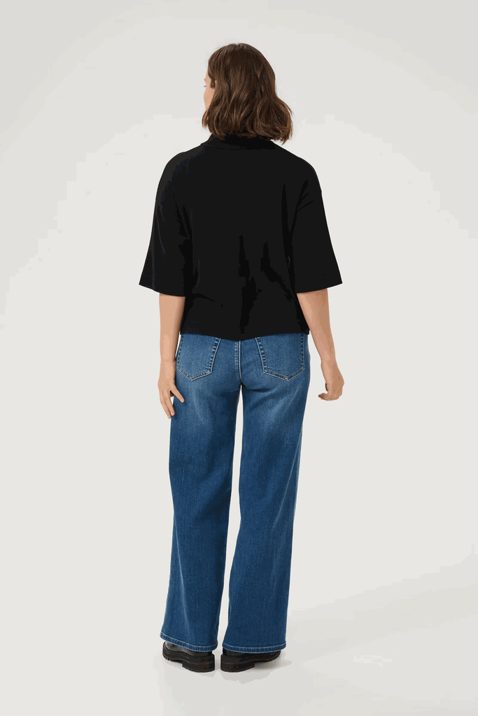 KAFFE - BLOUSE "KALIZZA" NOIRE