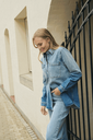 KAFFE - CHEMISE EN JEANS " KAMIALA" BLEU