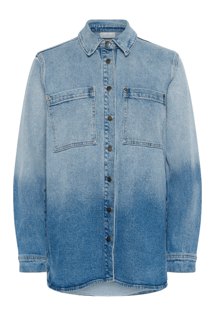 KAFFE - CHEMISE EN JEANS " KAMIALA" BLEU