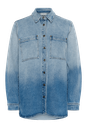 KAFFE - CHEMISE EN JEANS " KAMIALA" BLEU