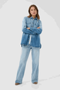 KAFFE - CHEMISE EN JEANS " KAMIALA" BLEU