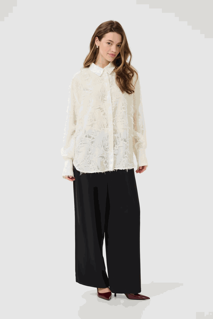 KAFFE - BLOUSE "KAPARIVA" BLANC CASSÉ
