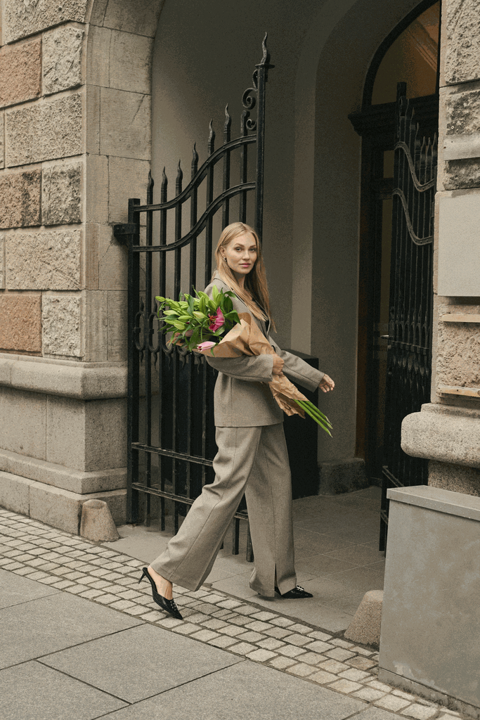 KAFFE - BLAZER "KATILLA" BEIGE