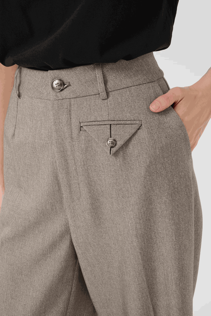 KAFFE - PANTALON "KATILLA" BEIGE