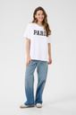 KAFFE - T-SHIRT "KAADELINA" BLANC