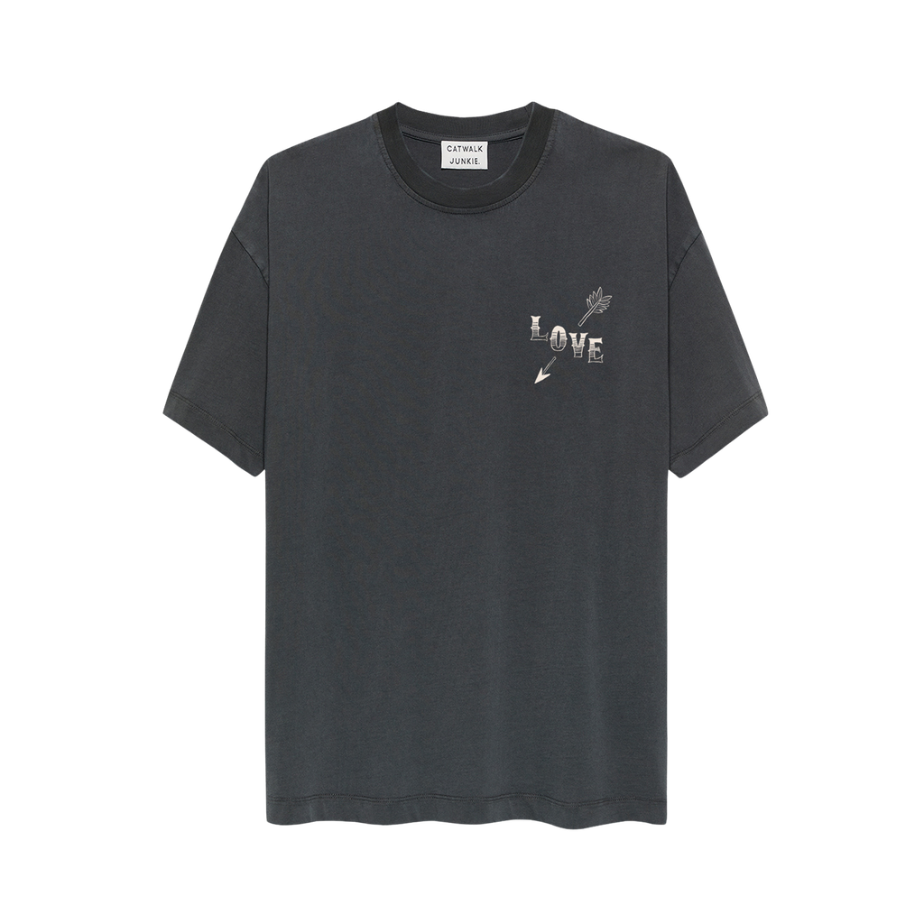 CATWALK JUNKIE - T-SHIRT OVERSIZED GRAPHIQUE GRIS