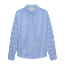 CATWALK JUNKIE - CHEMISE LIGNÉE BLEUE OUVERTE DANS LE DOS