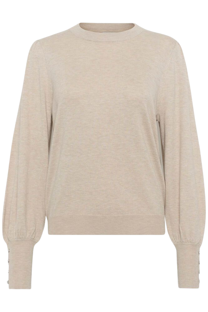 KAFFE - PULLOVER "KALIZZA" BEIGE