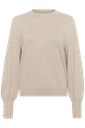 KAFFE - PULLOVER "KALIZZA" BEIGE