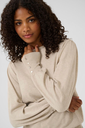 KAFFE - PULLOVER "KALIZZA" BEIGE
