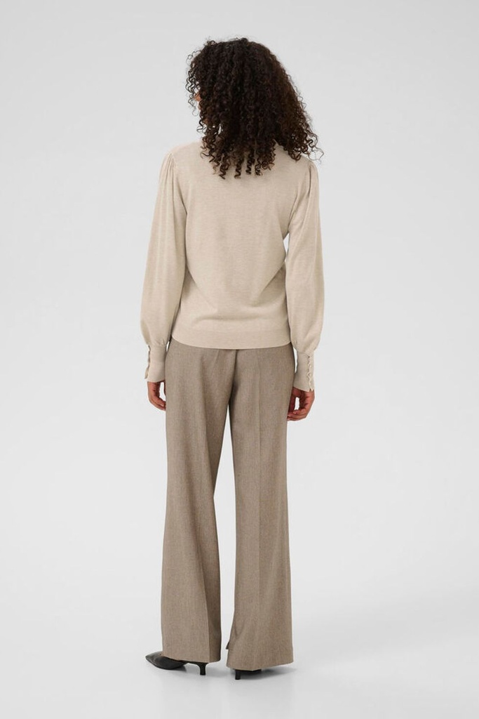 KAFFE - PULLOVER "KALIZZA" BEIGE