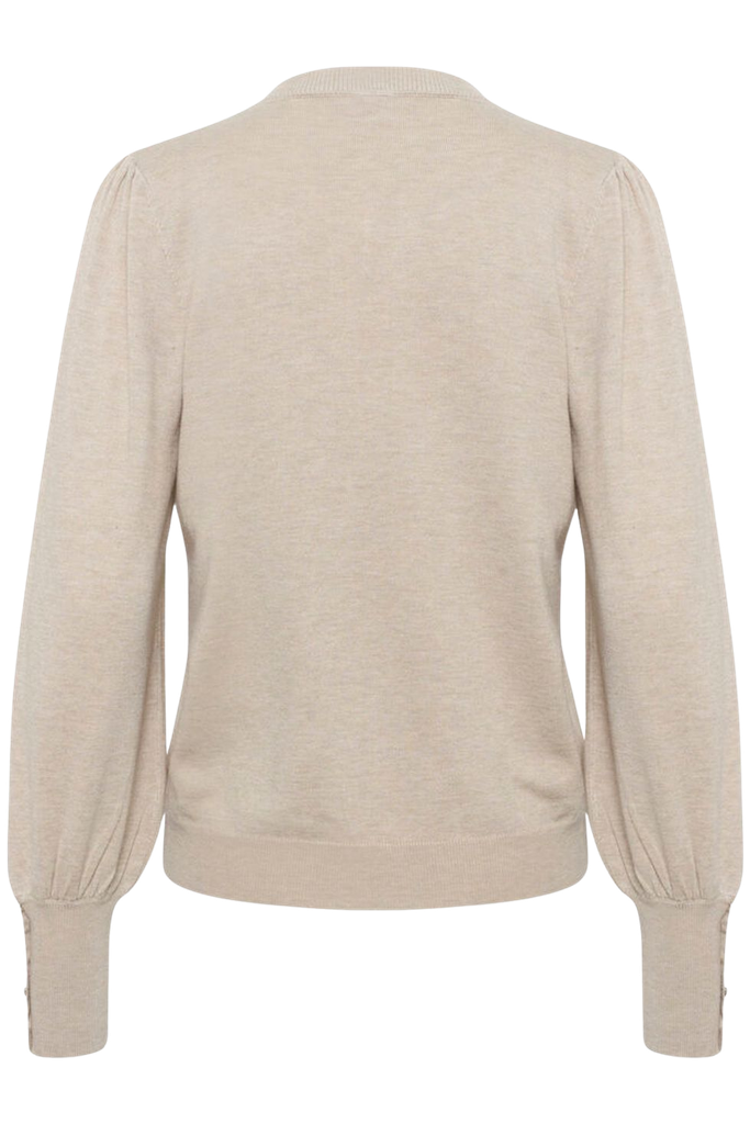 KAFFE - PULLOVER "KALIZZA" BEIGE