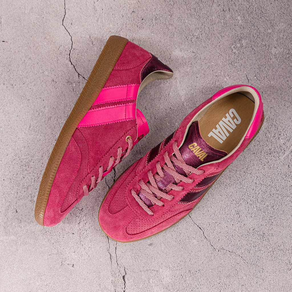 CAVAL - BASKETS "PULSE" ROSE MÉTALLIQUE